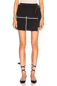 Sandy Liang Apron Skirt In Black