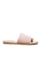 Ancient Greek Sandals Leather Ligia Sandals In Pink