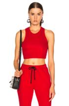 Cotton Citizen Venice Crop Tank In Red