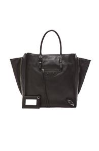 Balenciaga Papier Zip Around A5 In Black
