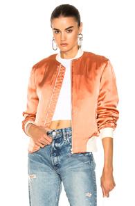 Rag & Bone Morton Bomber Jacket In Orange