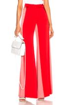Valentino Side Stripe Track Pants In Red