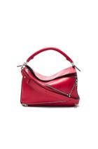 Loewe Puzzle Zips Bag In Red