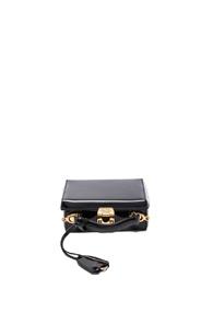 Mark Cross Mini Brush Off Grace Box Bag In Black
