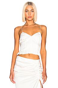 Magda Butrym Rija Corset Blouse In Floral,white