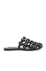 Alexander Wang Leather Amelia Sandals In Black