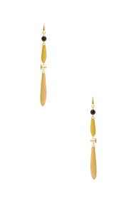 Isabel Marant Colorado Earrings In Metallics,green