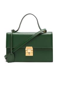 Mark Cross Cross Grain Downtown Bag In Green