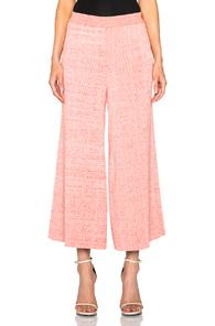 Stella Mccartney Ribs Trousers In Pink,orange