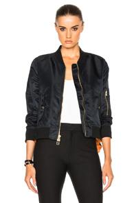 Veronica Beard Fwrd Exclusive Flight Jacket In Black