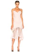 Nicholas Guipure Lace Cocktail Dress In Pink
