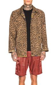Needles Reversible Field Jacket In Animal Print,brown,camo,green,neutral