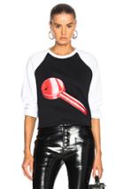 Acne Studios Noise Top In Black,white