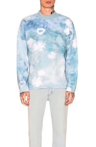 Acne Studios Fellke Bleach In Blue,ombre & Tie Dye