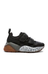 Stella Mccartney Eclypse Velcro Strap Sneakers In Black