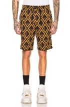 Maison Margiela Vintage Shorts In Abstract,black,yellow
