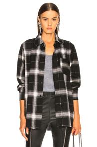 Beau Souci Boy Shirt In Black,checkered & Plaid