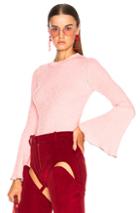 Philosophy Di Lorenzo Serafini Bell Sleeve Sweater In Pink