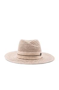 Maison Michel Virginie Straw Hat In Neutrals
