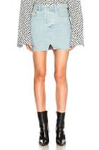 Vetements X Levis Denim Mini Skirt In Blue