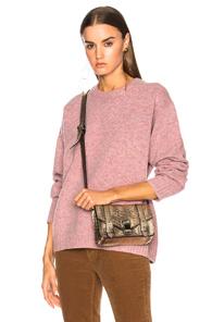Acne Studios Samara Sweater In Stripes,pink,gray