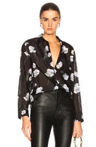 Equipment Daddy Top In Black,floral