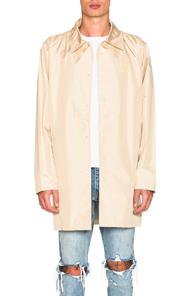 Stussy Long Coach Jacket In Neutrals