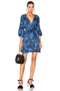 Alexis Malu Dress In Blue,ombre & Tie Dye