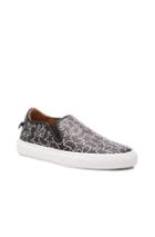 Givenchy Coated Canvas Street Skate Sneakers In Black,geometric Print