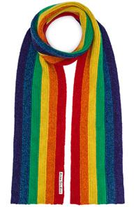 Acne Studios Rainbow Scarf In Multi
