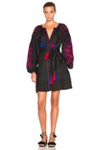 March 11 Poppy Flower Mini Dress In Black,floral