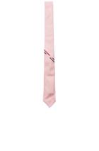 Thom Browne Classic Hector Stripe Tie In Pink