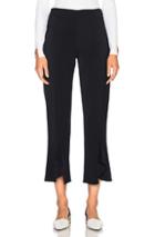 Cushnie Et Ochs Cascade Hem Cropped Straight Pant In Blue