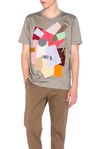 Junya Watanabe Multi Fabric Mix Tee In Gray