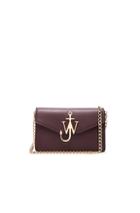 J.w. Anderson Logo Chain Bag In Purple