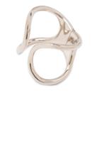 Balenciaga Brass Simple Cage Bracelet In Metallics
