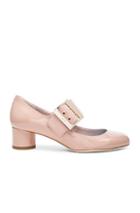 Lanvin Patent Leather Mary Jane Pumps In Neutrals