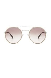 Prada Round Sunglasses In Metallics