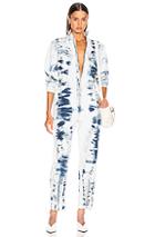 Stella Mccartney Tie Dye Jumpsuit In Denim Light