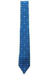 Alexander Mcqueen Micro Classic Tie In Blue