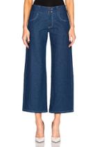 Sandy Liang Gemini Jeans In Blue
