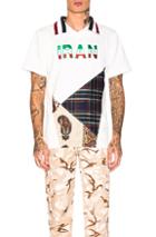 Paria Farzaneh Footballer Jersey In Plaid,paisley,stripes,white