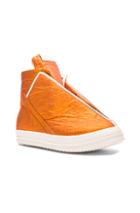 Drkshdw By Rick Owens Hoofdunk Sneakers In Orange,metallics