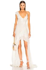 Jonathan Simkhai Lace Maxi Dress In White
