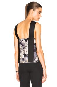 Calvin Klein Collection Galik Tank Top In Black,floral