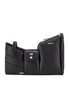 Fendi Mini Three Pocket Crossbody Bag In Black
