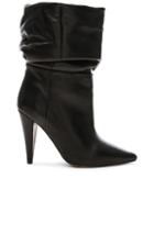 Iro Leather Bergula Ankle Boots In Black