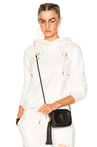 Nsf Lisse Hooded Sweatshirt In White