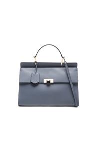 Balenciaga Le Dix Zip Cartable Aj In Gray,blue