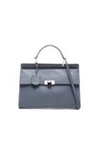Balenciaga Le Dix Zip Cartable Aj In Gray,blue
